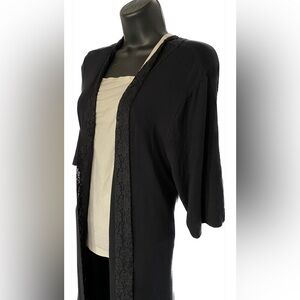 La SENZA NAVY Soft Fine Knit Robe, L-XL *P10